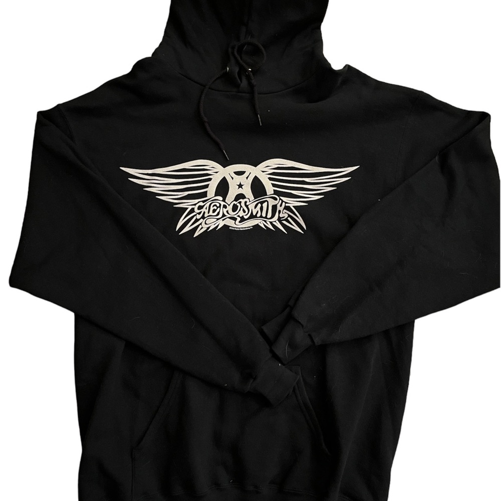 Vintage 2005 Aerosmith Aero Force One Lee Hoodie Size L